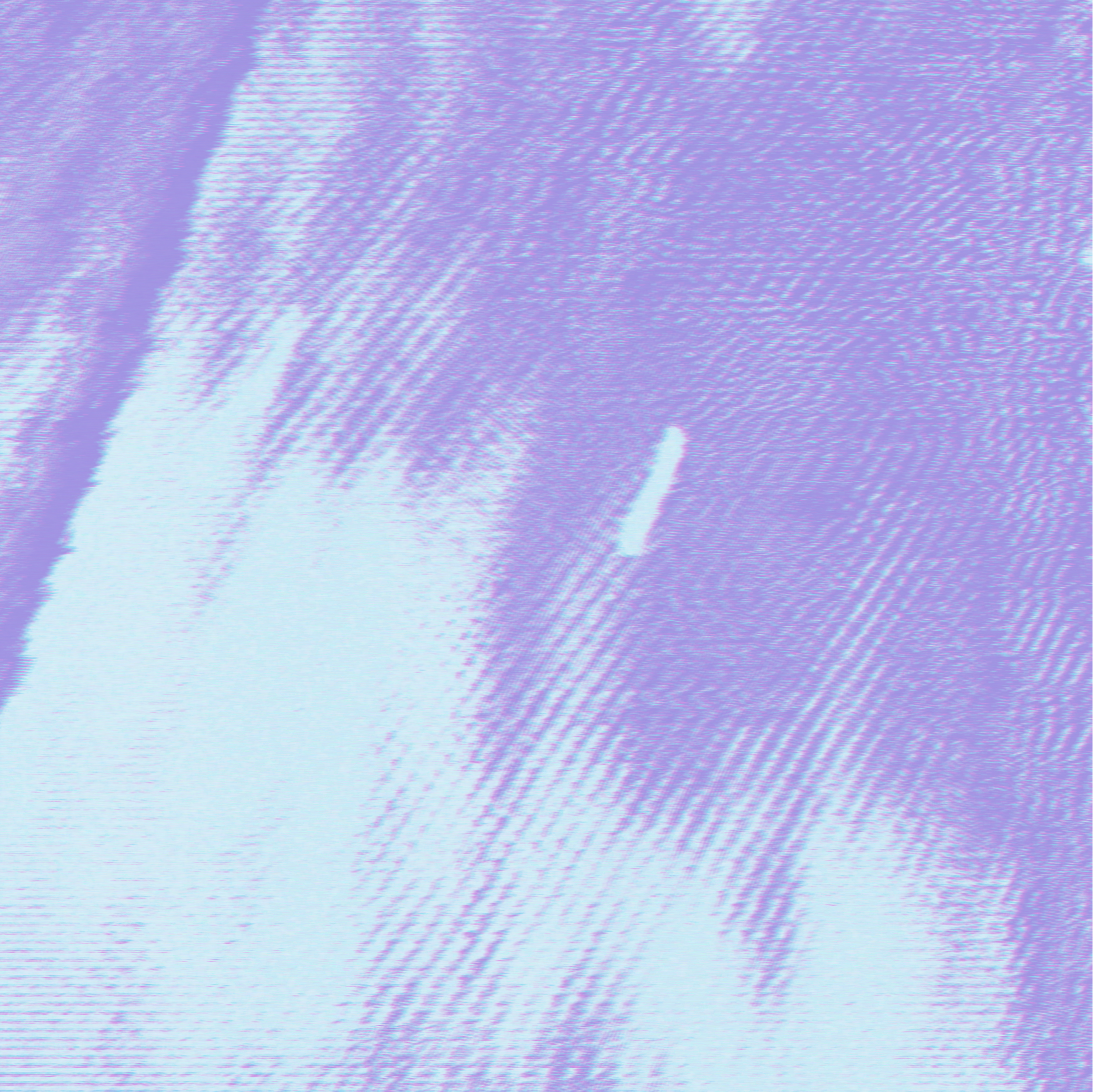 Polarized White Noise and Glitch